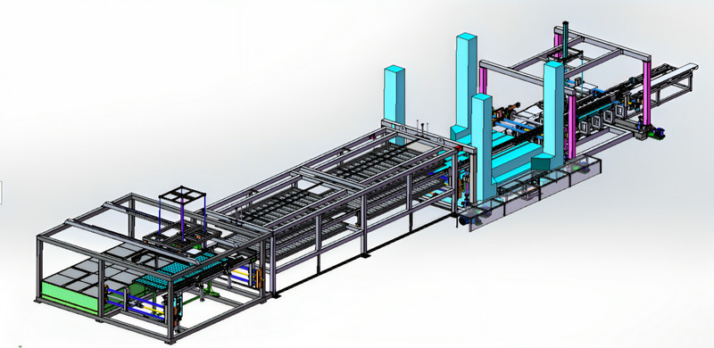 Dry Automatic Forming Production Line For Car Roof