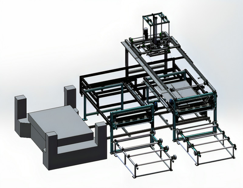 Auto Roof Multi-Layer Automatic Slicing Compound Feeding Machine